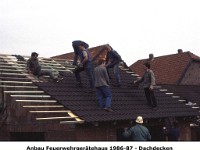 t25.11 - Anbau Feuerwehrgeraetehaus 1986-87 - Dachdecken